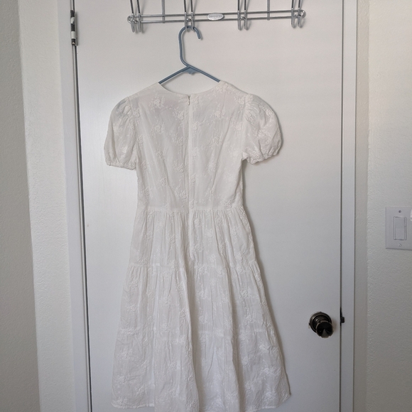 Gal Meets Glam White Eyelet Midi Dress - Picture 7 of 8